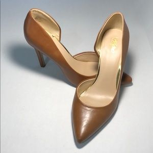 Mossimo Tan/Brown & Gold Heels